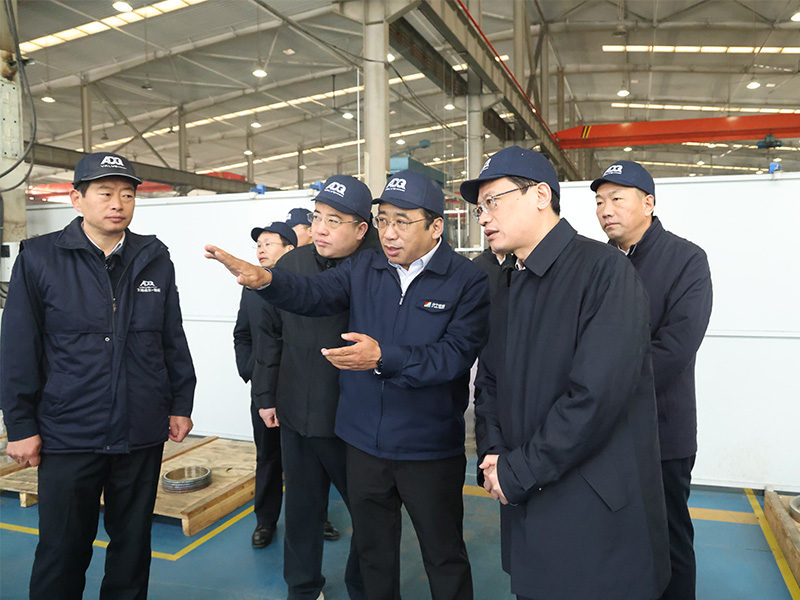 0213王建文带队到山东盛源公司调研指导工作