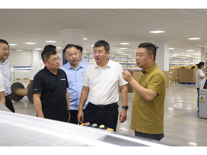 0613邹城市政协副主席孔祥成到山东盛源考察调研（荣恒 郝晓霞）