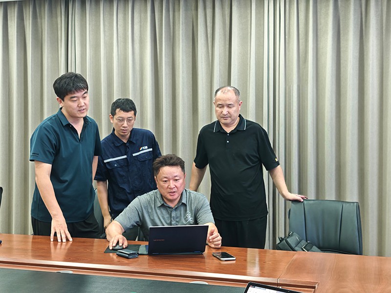 0718欧迅贸易和星普液压赴山东盛源济宁分公司洽谈合作（张子娴）