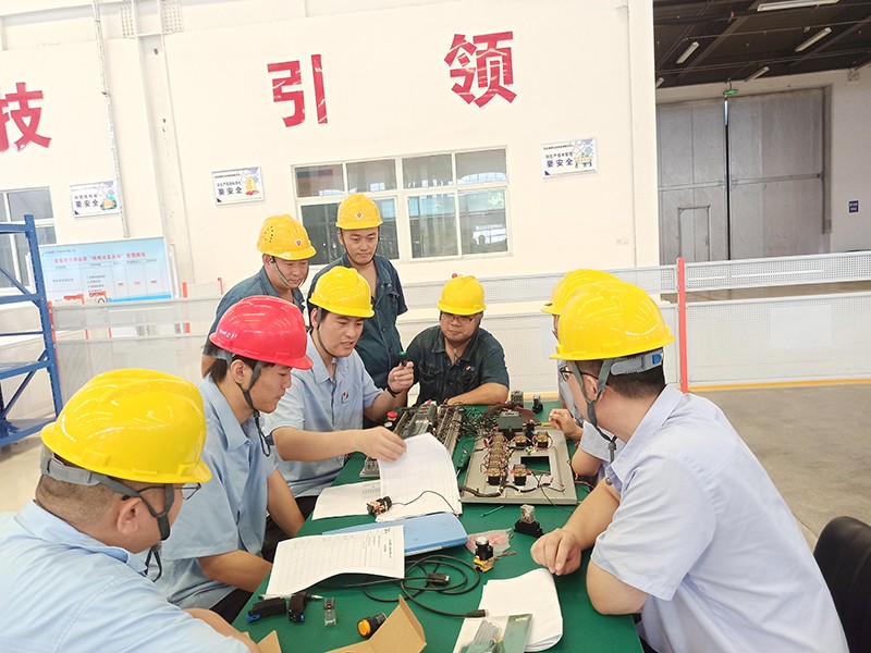 0808山东盛源公司开展电气装配理论及实操培训（张腾腾 伏科锦）