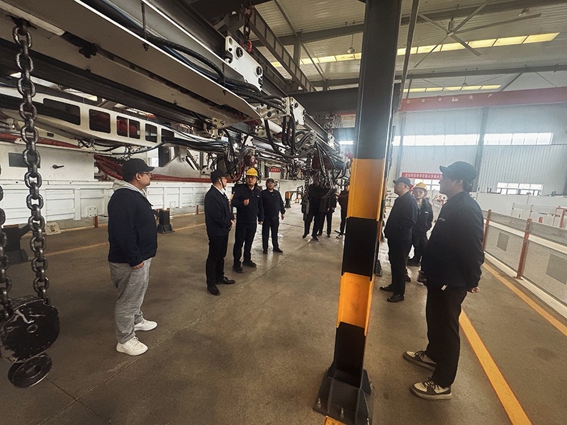 盛源公司开展单轨吊产品专项研学活动